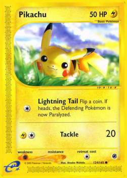 Pikachu - Expedition (Common) [EX-124]