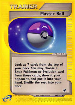 Master Ball - Expedition (Uncommon) [EX-143]