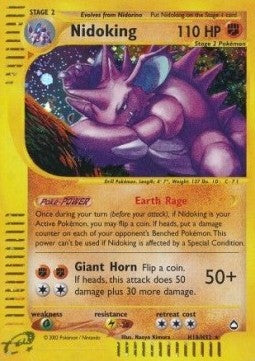 Nidoking - Aquapolis (Holo Rare) [AQ-H18]