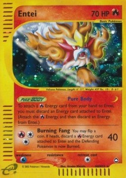 Entei - Aquapolis (Holo Rare) [AQ-H8]