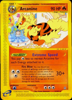 Arcanine - Aquapolis (Rare) [AQ-2]