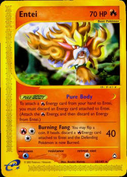 Entei - Aquapolis (Rare) [AQ-10]