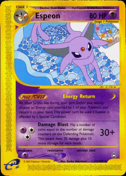 Espeon - Aquapolis (Rare) [AQ-11]