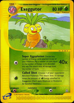 Exeggutor - Aquapolis (Rare) [AQ-12]