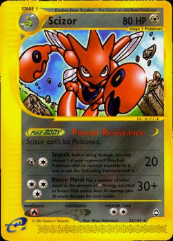 Scizor - Aquapolis (Rare) [AQ-32]