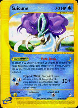 Suicune - Aquapolis (Rare) [AQ-37]