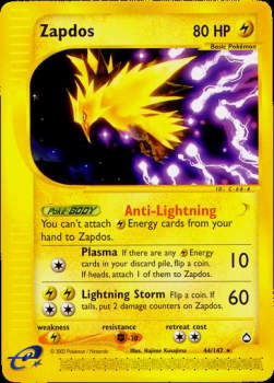Zapdos - Aquapolis (Rare) [AQ-44]