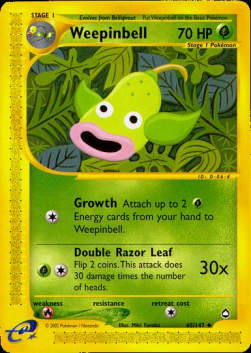 Weepinbell - Aquapolis (Uncommon) [AQ-65]
