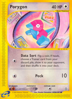 Porygon - Aquapolis (Common) [AQ-103b]