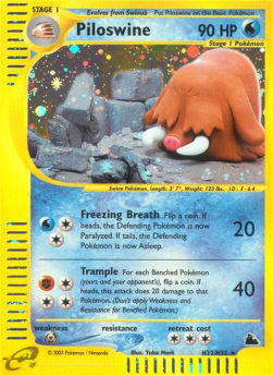 Piloswine - Skyridge (Holo Rare) [SK-H22]