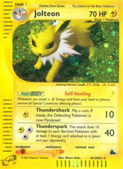 Jolteon - Skyridge (Holo Rare) [SK-H12]