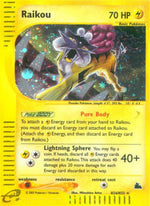 Raikou - Skyridge (Holo Rare) [SK-H26]
