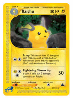 Raichu - Skyridge (Rare) [SK-27]