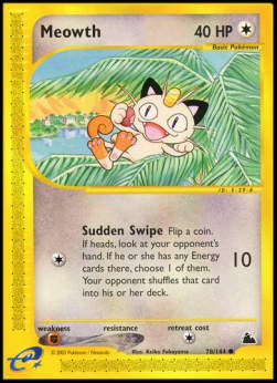 Meowth - Skyridge (Common) [SK-78]