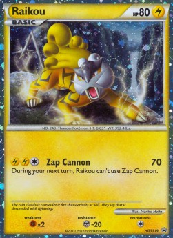 Raikou - HGSS Black Star Promos (Promo) [HGSS-19]