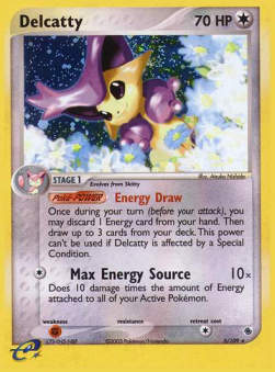 Delcatty (Energy Draw) - EX Rubino & Zaffiro (Holo Rare) [RS-5]