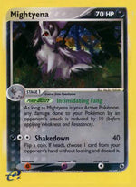 Mightyena (Intimidating Fang) - EX Rubino & Zaffiro (Holo Rare) [RS-10]