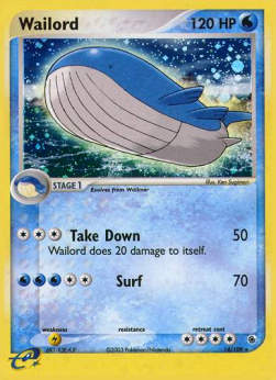 Wailord - EX Rubino & Zaffiro (Holo Rare) [RS-14]