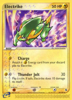 Electrike (Charge) - EX Rubino & Zaffiro (Uncommon) [RS-30]