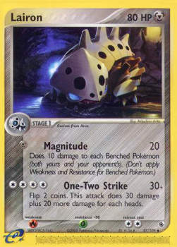 Lairon (Magnitude) - EX Rubino & Zaffiro (Uncommon) [RS-37]