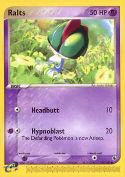 Ralts (Headbutt) - EX Rubino & Zaffiro (Common) [RS-67]