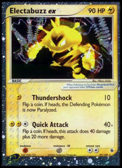 Electabuzz ex - EX Rubino & Zaffiro (Ultra Rare) [RS-97]