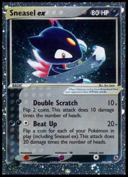 Sneasel ex - EX Rubino & Zaffiro (Ultra Rare) [RS-103]