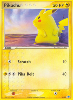 Pikachu δ - EX Trainer Kit (Common) [TK1-Latios-6]