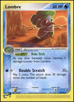Lombre (Rain Dish) - EX Tempesta di Sabbia (Uncommon) [SS-45]