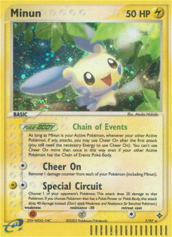 Minun - EX Drago (Holo Rare) [DR-7]