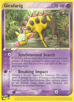 Girafarig - EX Drago (Rare) [DR-16]