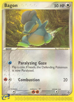 Bagon (Paralyzing Gaze) - EX Drago (Uncommon) [DR-23]