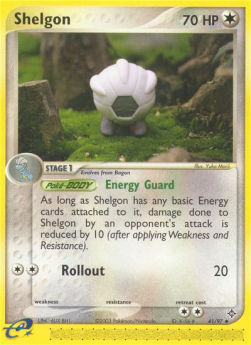 Shelgon (Energy Guard) - EX Drago (Uncommon) [DR-41]
