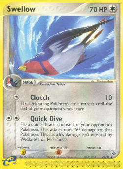 Swellow - EX Drago (Uncommon) [DR-45]