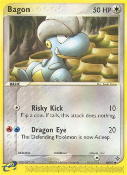 Bagon (Risky Kick) - EX Drago (Common) [DR-50]