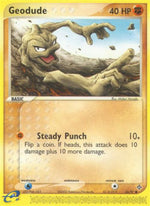 Geodude (Steady Punch) - EX Drago (Common) [DR-56]