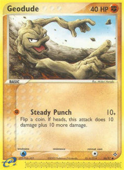 Geodude (Steady Punch) - EX Drago (Common) [DR-56]
