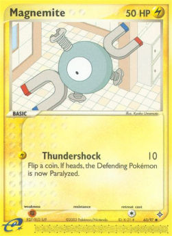 Magnemite (Thundershock) - EX Drago (Common) [DR-63]