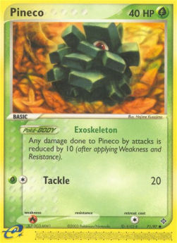 Pineco - EX Drago (Common) [DR-71]