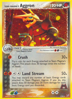 Team Magma Aggron - EX Team Magma vs Team Idro (Holo Rare) [MA-7]