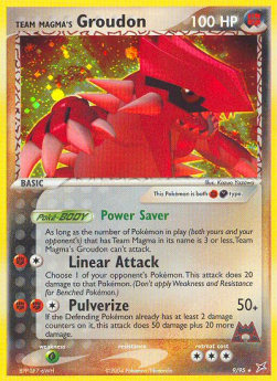 Team Magma's Groudon - EX Team Magma vs Team Idro (Holo Rare) [MA-9]