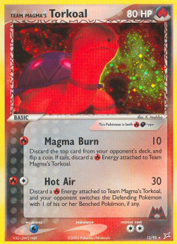 Team Magma Torkoal - EX Team Magma vs Team Idro (Holo Rare) [MA-12]