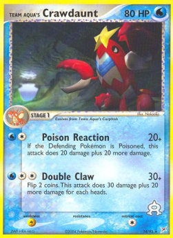 Team Idro Crawdaunt (Water) - EX Team Magma vs Team Idro (Rare) [MA-14]
