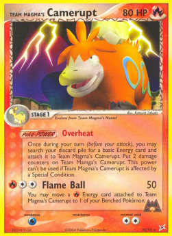 Team Magma Camerupt - EX Team Magma vs Team Idro (Rare) [MA-19]