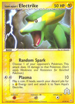 Team Idro Electrike (Random Spark) - EX Team Magma vs Team Idro (Uncommon) [MA-27]