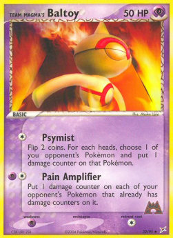 Team Magma Baltoy (Psychic) - EX Team Magma vs Team Idro (Uncommon) [MA-32]
