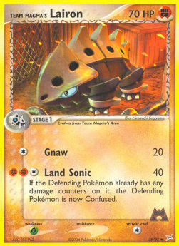 Team Magma Lairon (Gnaw) - EX Team Magma vs Team Idro (Uncommon) [MA-36]