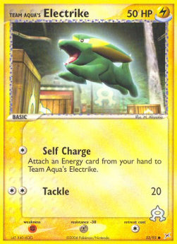 Team Idro Electrike (Self Charge) - EX Team Magma vs Team Idro (Common) [MA-53]