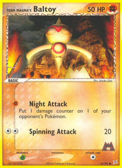 Team Magma Baltoy - EX Team Magma vs Team Idro (Common) [MA-61]
