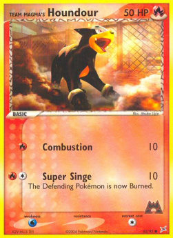 Team Magma Houndour (Combustion) - EX Team Magma vs Team Idro (Common) [MA-62]